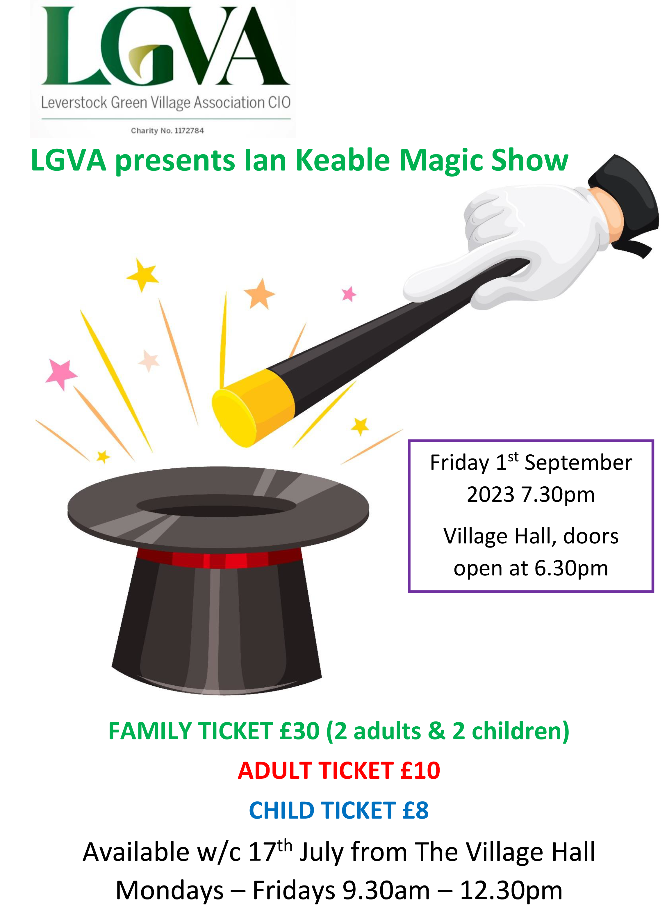 LGVA presents Ian Keable Magic Show